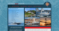 Desktop Screenshot of greenwichboatcharters.com